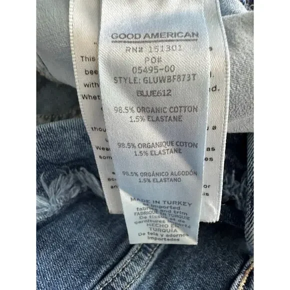 Good American Good Legs Under Fray Waistband Jeans • Size 26 • High Rise Skinny - Picture 4 of 7